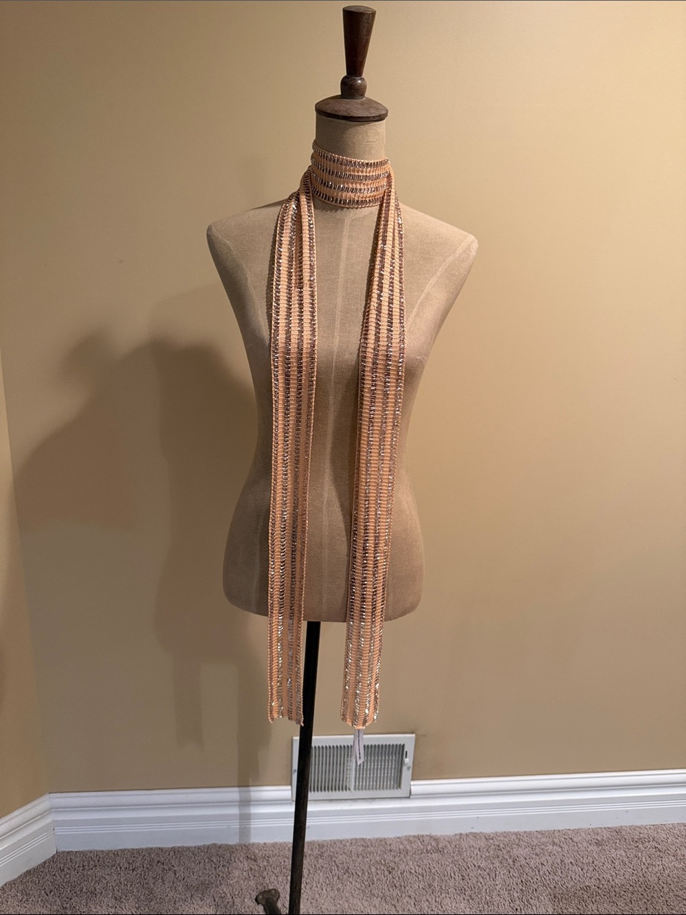 Anthropologie Beaded Scarf